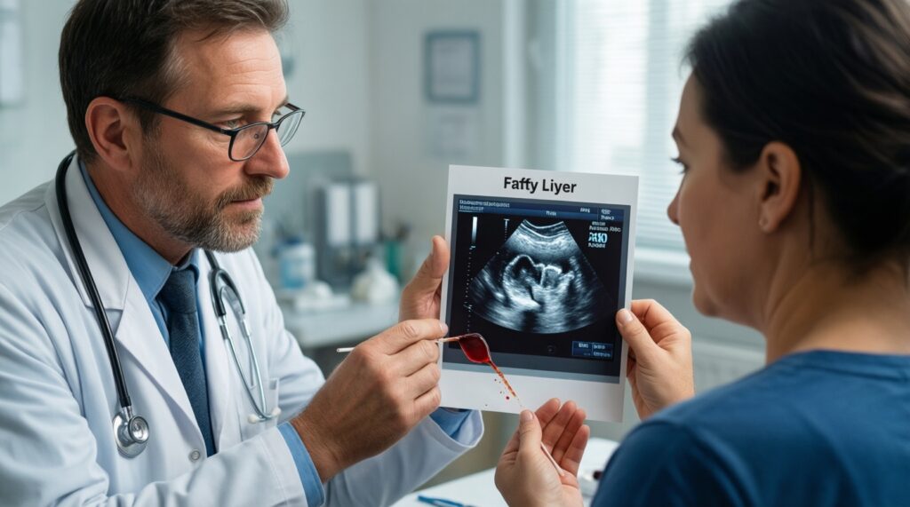 Здоровье печени: неалкогольная жировая болезнь, анализы и факторы риска - иллюстрация